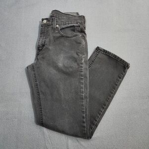 Levi's 541 Men 29X30 (30X28) Black Athletic Taper Fit Jeans